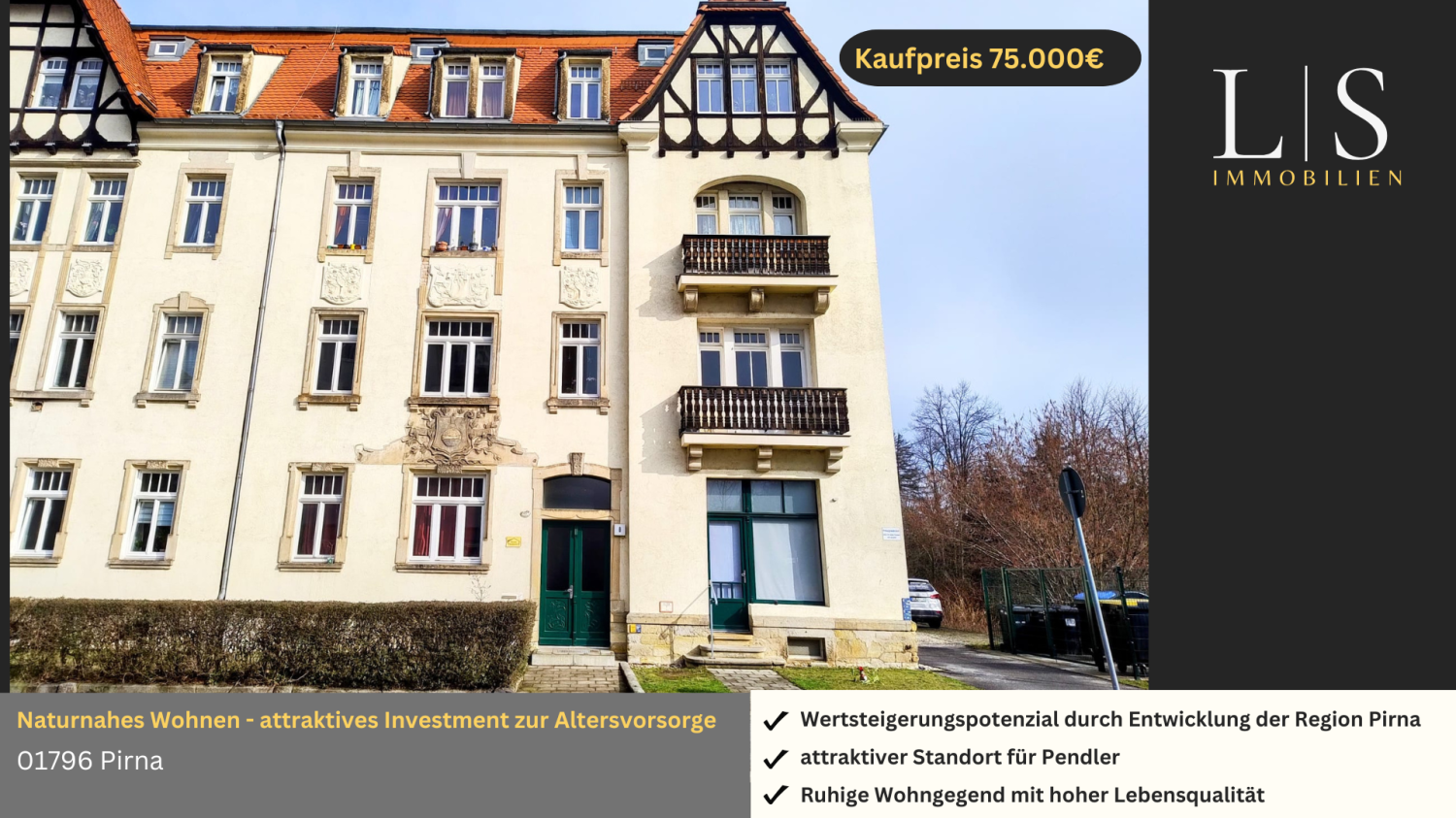 2 rooms Apartment in Sachsische Schweiz-Osterzgebirge, Germany No. 124086