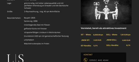 2 rooms Apartment in Sachsische Schweiz-Osterzgebirge, Germany No. 124086 2