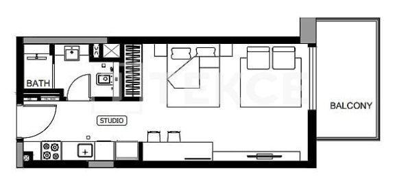 Apartamento T1 em Jumeirah Village Circle, UAE N.º 64563 9