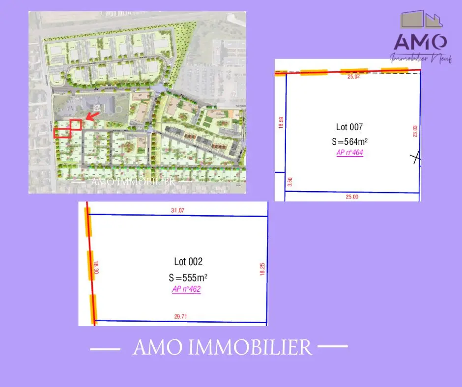  قطعة أرض في La Chapelle-Saint-Mesmin, France 555متر مربع رقم 152315
