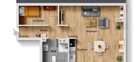 Квартира с 1 спальней в Neustadt an der Waldnaab, Германия № 314151 12