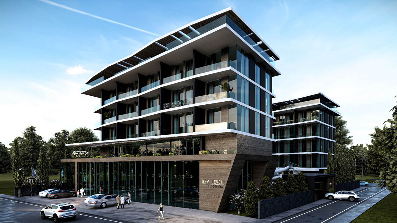 Квартира 1+1 в New Level Kleopatra 1, Аланья, Турция № 38452