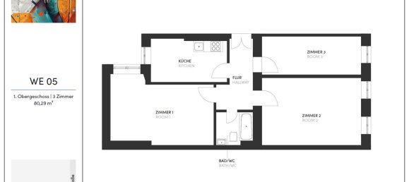 6-salle Appartement à Kreuzberg, Germany No. 67404 13