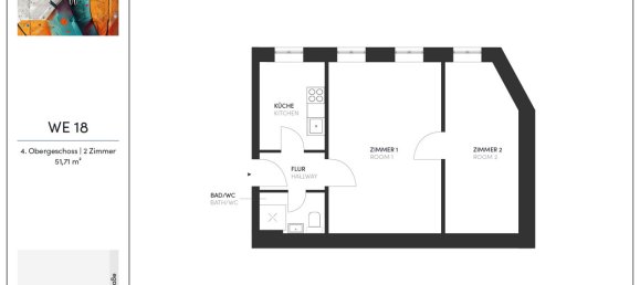 6-salle Appartement à Kreuzberg, Germany No. 67404 15