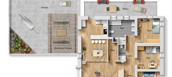 Квартира с 3 спальнями в Восточный Альб, Германия № 370910 9