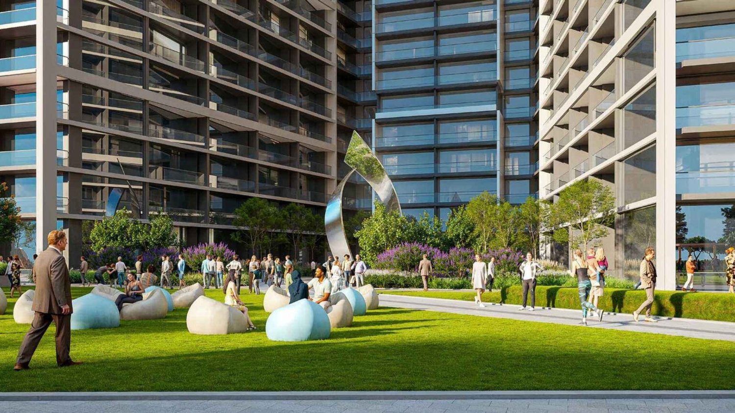 Квартира с 2 спальнями в The Eden, Дубай, ОАЭ № 116779