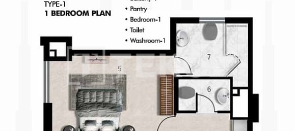 Apartamento T2 em Al Warsan, UAE N.º 196458 13