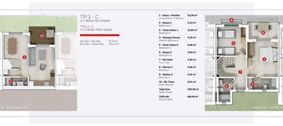 Apartment 1+1 in Bodrum, Turkey No. 28673 27