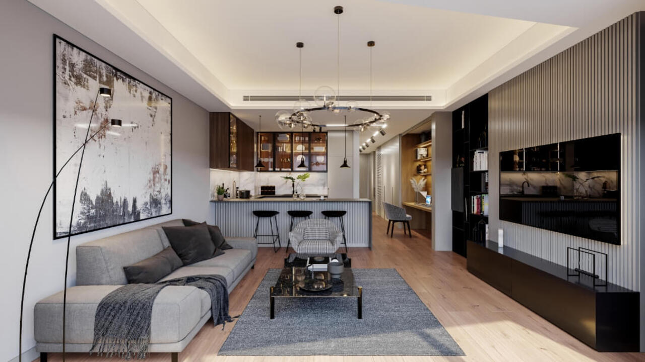 Квартира 1+1 в Polat Akatlar, Бешикташ, Турция № 38968