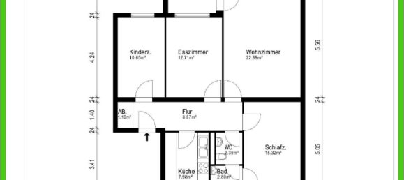 3 Schlafzimmer Wohnung in Niedersachsen, Germany, Nr. 161280 12