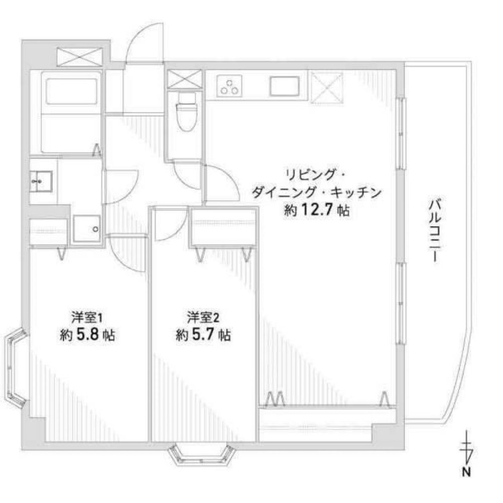 Apartamento T2 em Hyogo, Japan N.º 4591