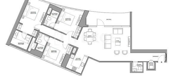 4 chambres appartement à vendre à Dubai, UAE № 95431 2