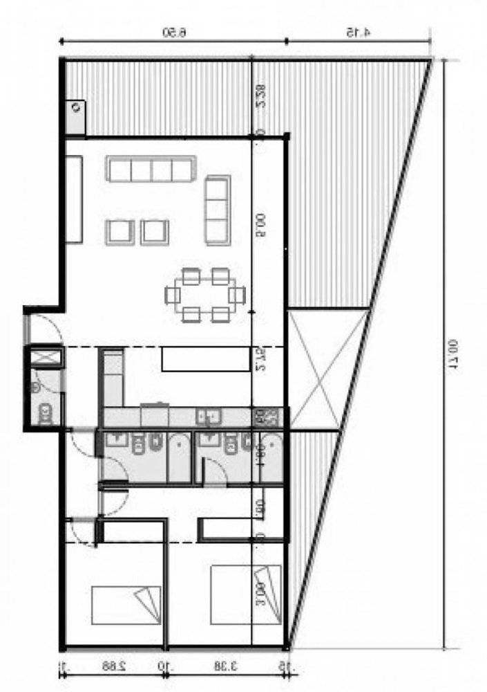 Apartamento de 2 dormitorios en Tigre, Argentina No. 8079