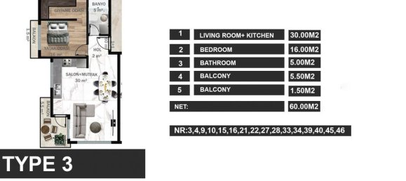 2-Zimmer Penthouse in Avsallar, Turkey, Nr. 29802 15