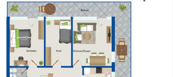 3 rooms Apartment in Cologne, Germany No. 173876 10