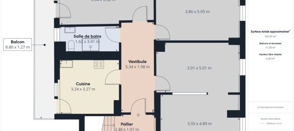 Duplex T4 em Saint-Louis, France N.º 41949 13