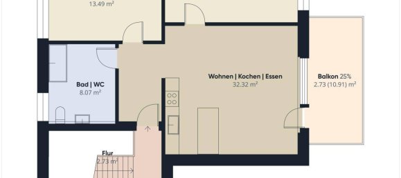 3 rooms Apartment in Dornbirn, Austria No. 138946 14