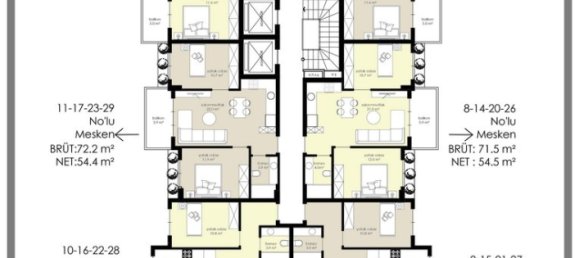 Apartment 3+1 in Alanya, Turkey No. 13181 27