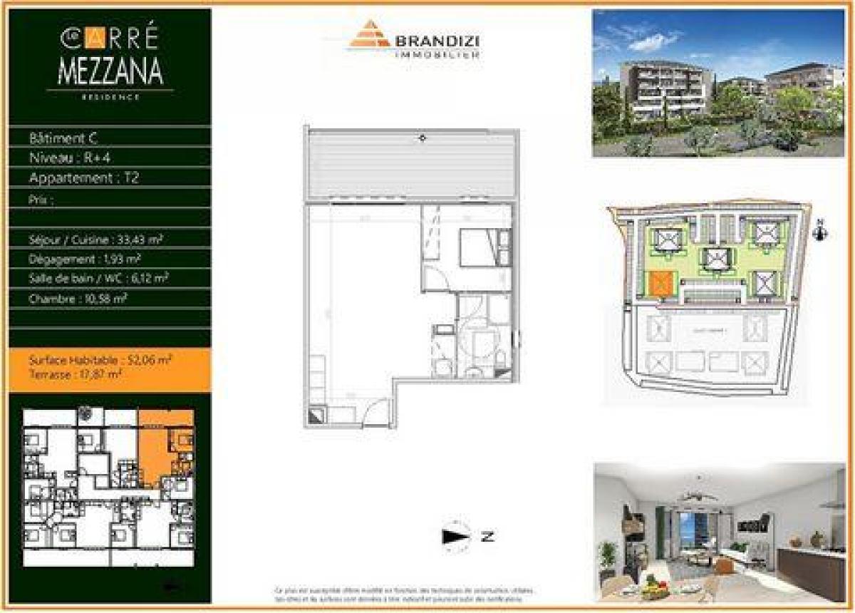 Studio in the Condo in Lucciana, France No. 12463