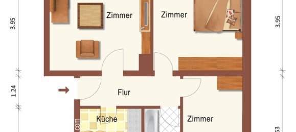 3-salle Appartement à Oder-Spree, Germany No. 296960 11