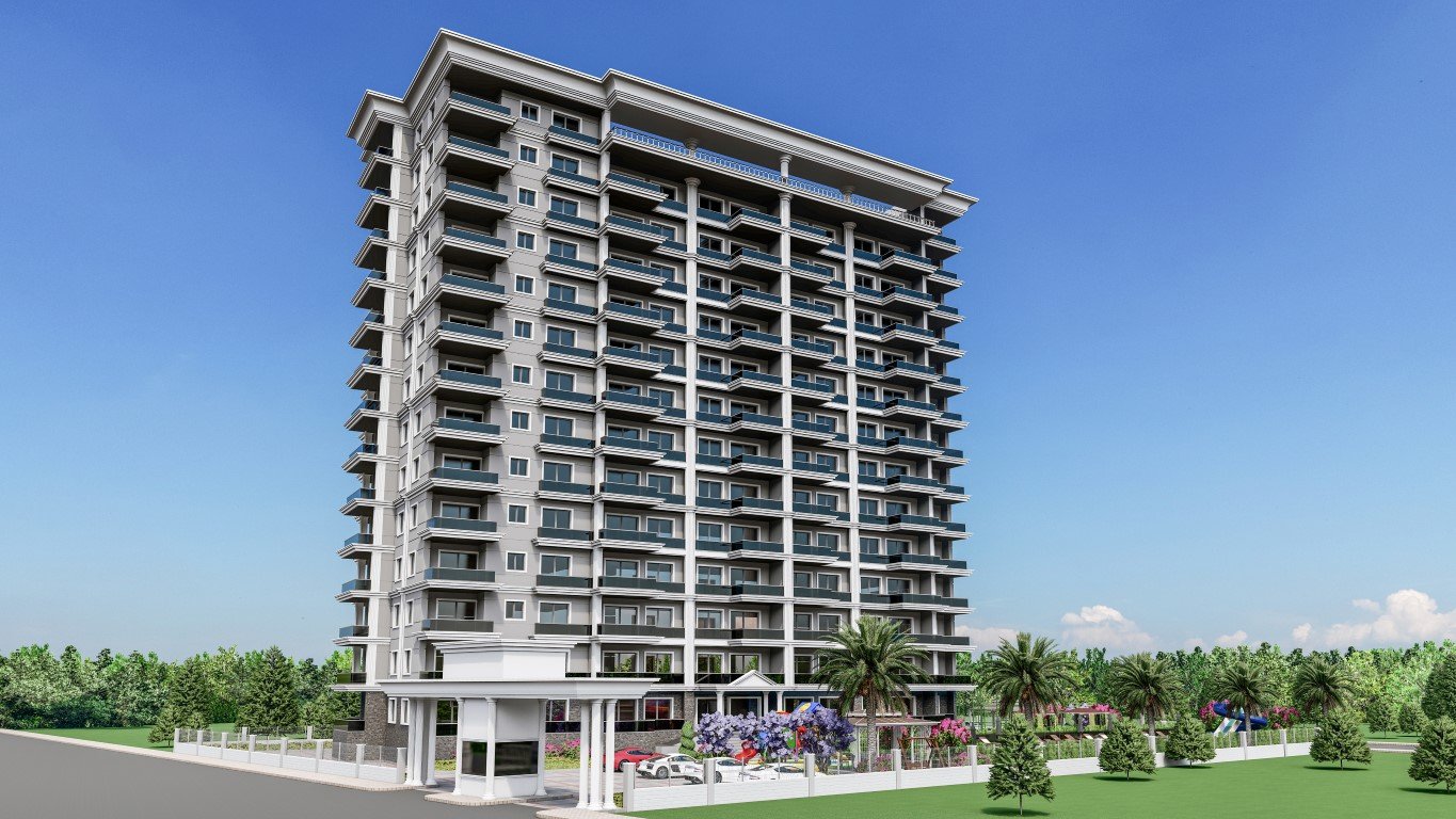 Квартира 1+1 в Мерсин, Турция № 30971