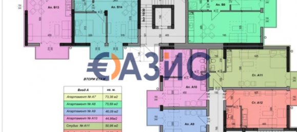 1 chambre Appartement à Nesebar, Bulgaria No. 459 7