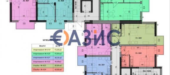 1 chambre Appartement à Nesebar, Bulgaria No. 459 8