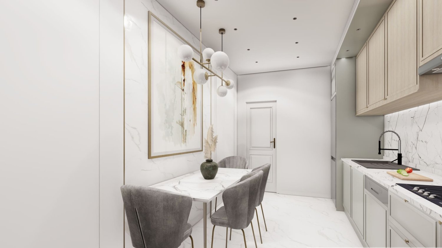 شقة 2+1 في Life Garden, Oba, Turkey رقم 34833