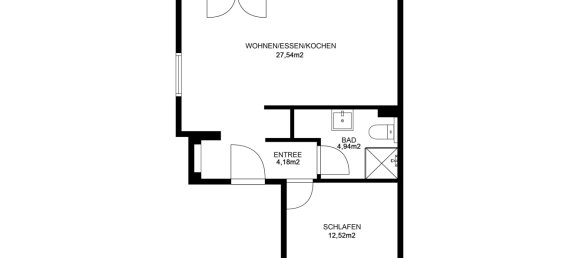 Apartamento de 1 dormitorio en Reinickendorf, Germany No. 273402 20