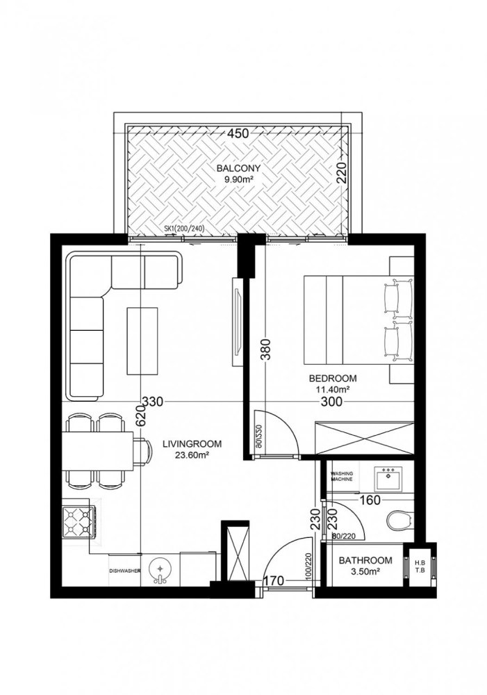 Apartment 1+1 in Yekta Golden Valley, Oba, Turkey No. 37768 1