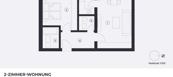 2-salle Appartement à Saalekreis, Germany No. 100606 17