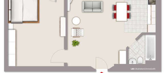 1 غرف نوم شقة في Wilmersdorf, Germany رقم 343233 12