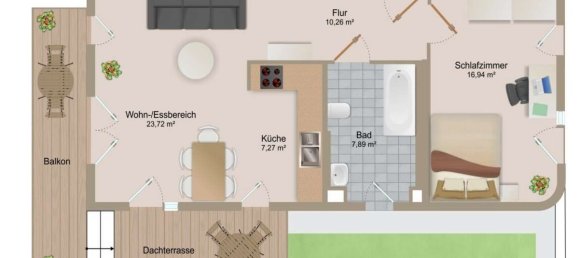 Ático de 1 dormitorio en Stuttgart, Germany No. 268724 15