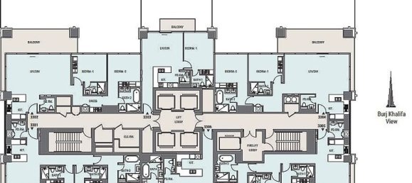 3 bedrooms Apartment in Business Bay, UAE No. 2394 8