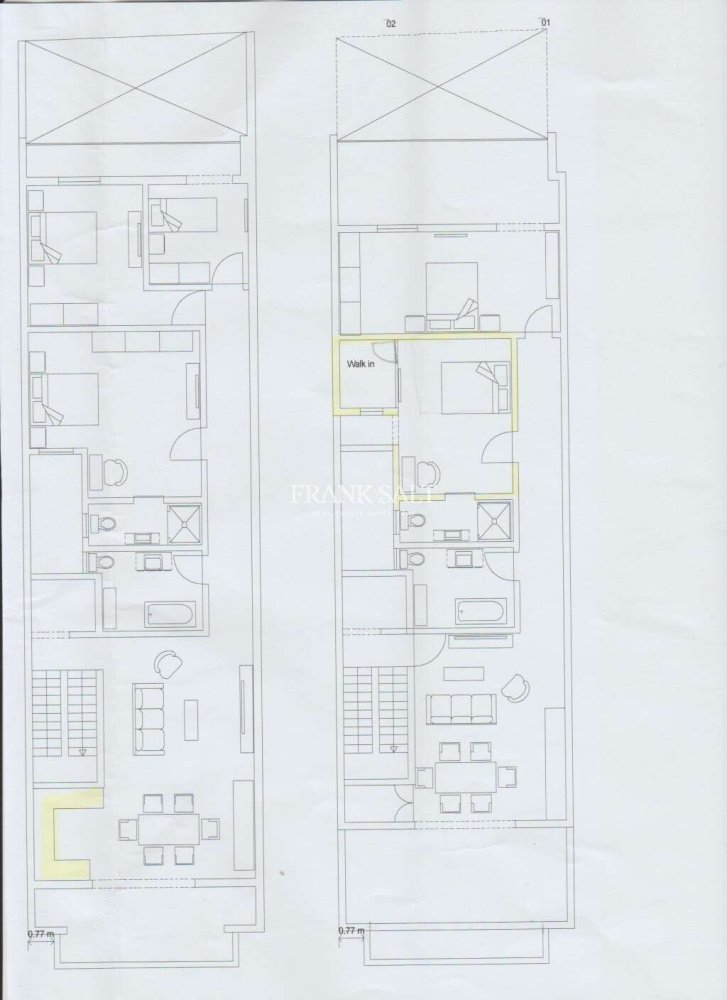 2 Schlafzimmer Penthouse in Mgarr, Malta, Nr. 1537