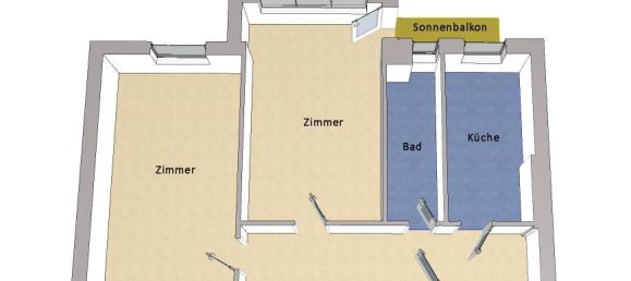 2-Zimmer Wohnung in Wedding, Germany, Nr. 301030 6