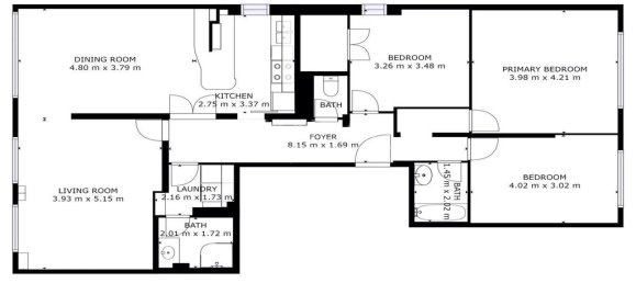 Квартира с 3 спальнями в Париж, Франция № 183363 18