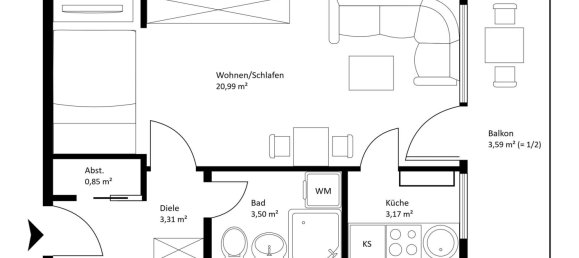 1 bedroom Apartment in Munich, Germany No. 236581 9