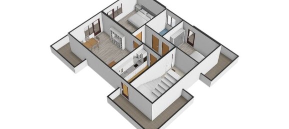 3 rooms Apartment in Rome, Italy No. 151635 35