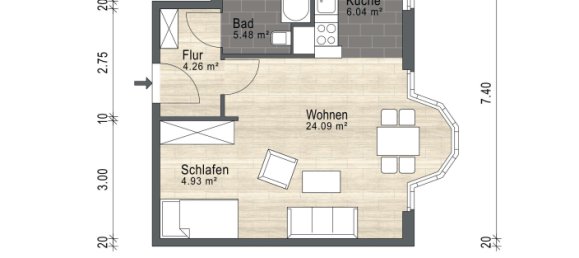 Studio in München, Germany, Nr. 324662 7