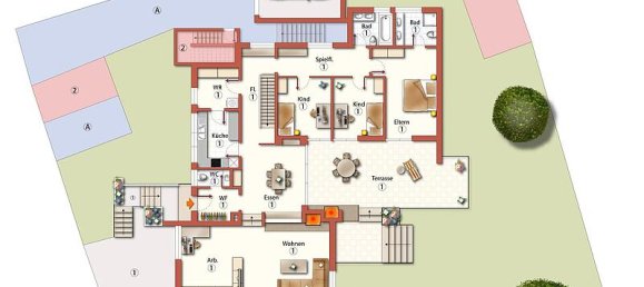 Квартира с 4 комнатами в Konstanz, Германия № 69471 43