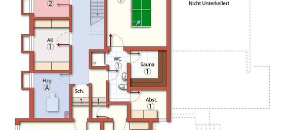 Квартира с 4 комнатами в Konstanz, Германия № 69471 2