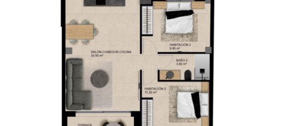 2 bedrooms Apartment for sale in Elche, Alicante, Valencian Community, Spain № 368810 6