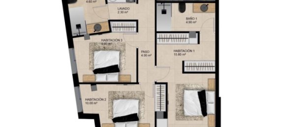 2 bedrooms Apartment for sale in Elche, Alicante, Valencian Community, Spain № 368810 12