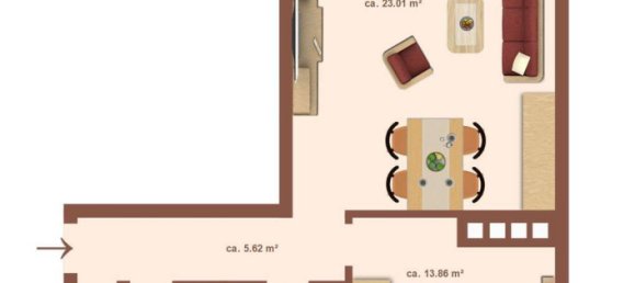 Квартира с 1 спальней в Бремен, Германия № 268603 14