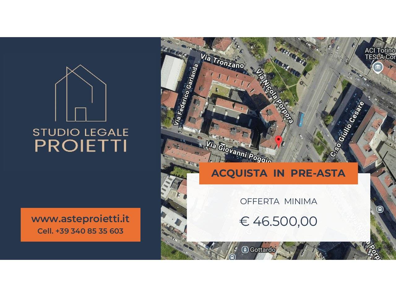 1 bedroom Apartment in Turin, Italy No. 304535