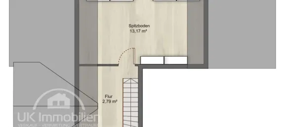 Дуплекс с 2 спальнями в Оффенбах, Германия № 368869 15