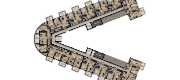 2 rooms Apartment in Alanya, Turkey No. 9926 20