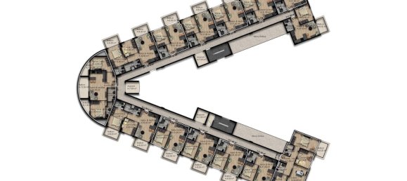 2 rooms Apartment in Alanya, Turkey No. 9926 22