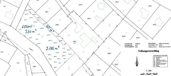  قطعة أرض في Markt Hartmannsdorf, Austria 3711متر مربع رقم 234741 8